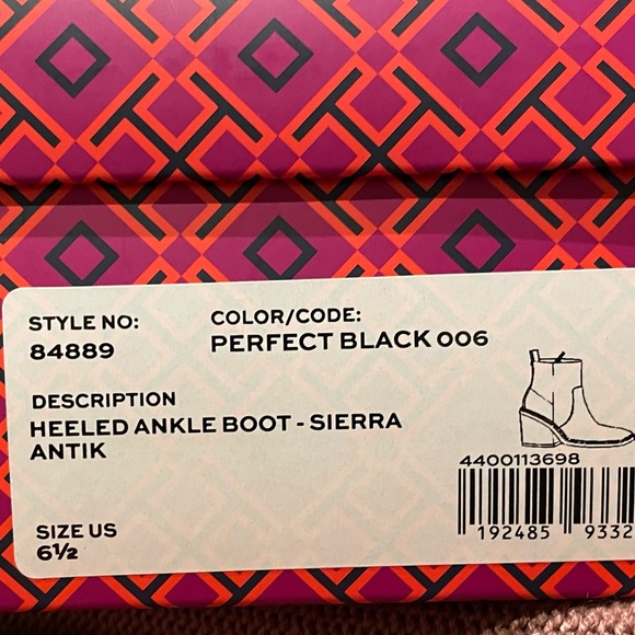 Tory Burch Heeled Ankle Boot Sierra Antik *open to offers* Style 84889 - Picture 6 of 7